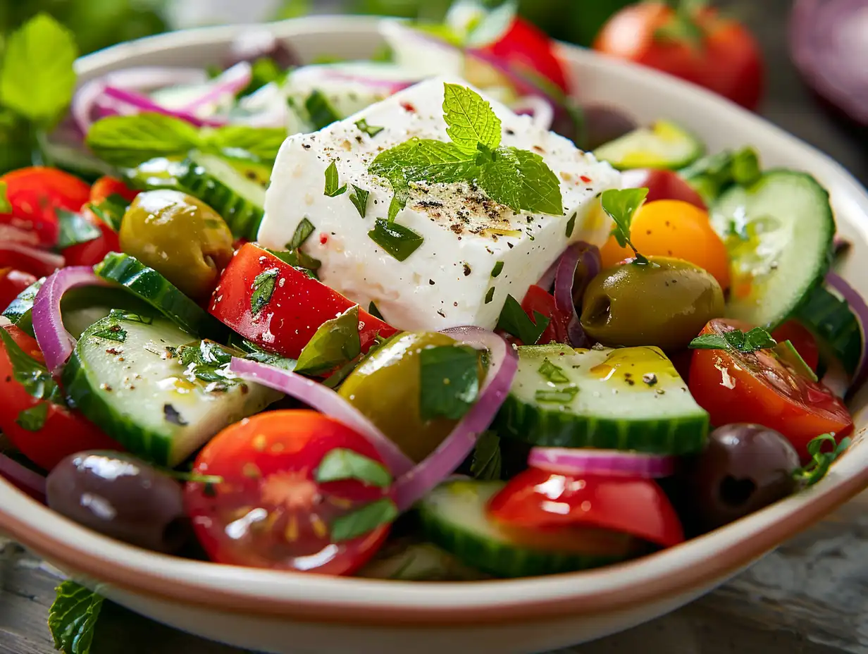 Authentic Horiatiki: The 7-Ingredient No-Lettuce Greek Salad